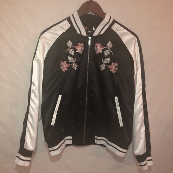 Odyn Black & White Floral Jacket - Large - Picture 3 of 7